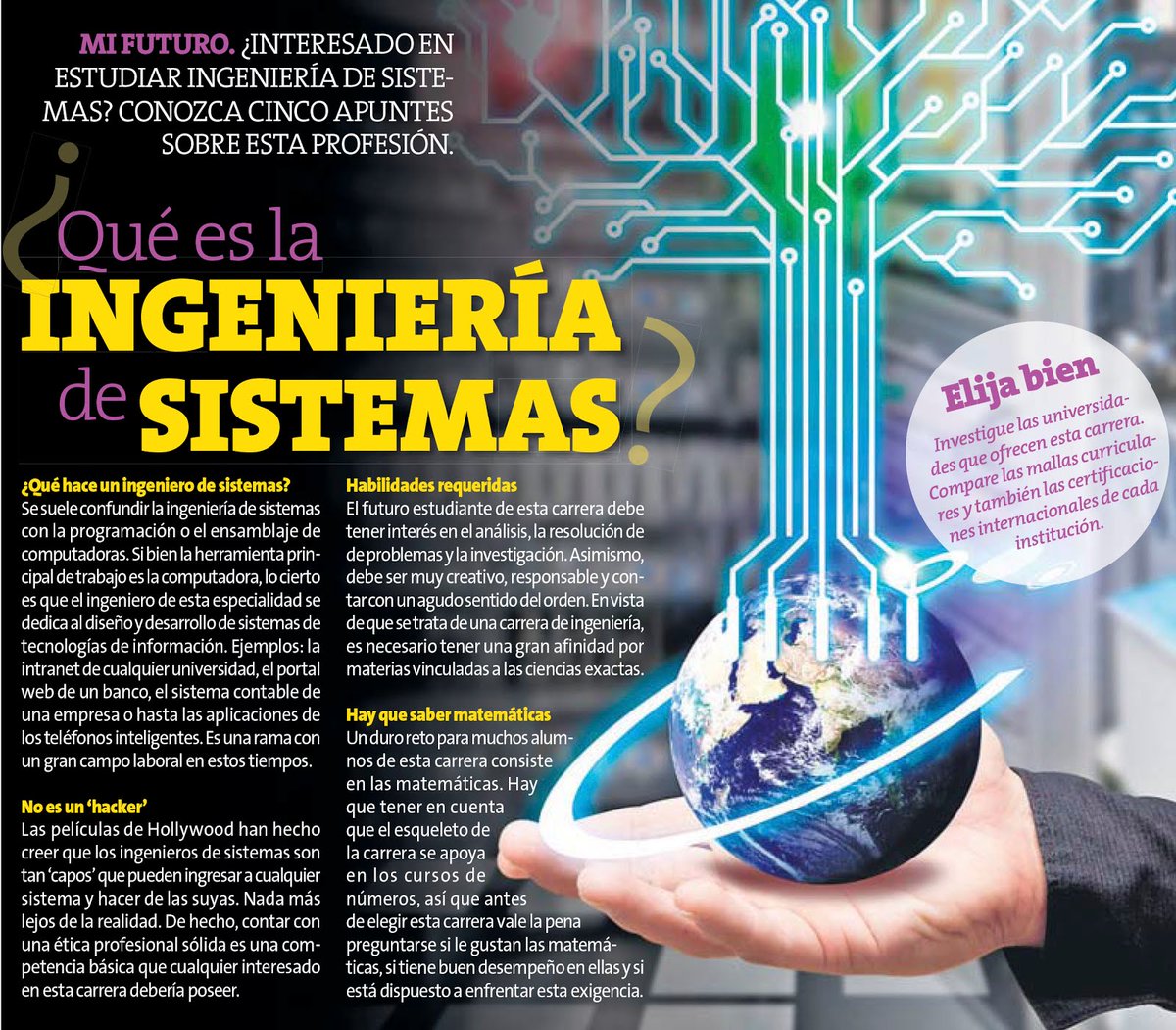 Ingenieria De Sistemas Que Se Necesita Para Estudiar