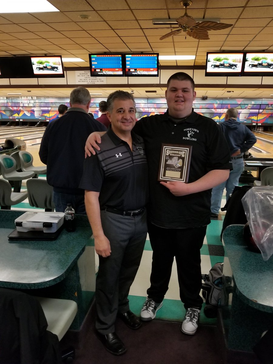 YCSD_Athletics's tweet photo. Congratulations to YHS Bowler Joe Rohle on being named All-Section prior to today's Section 1 Bowling Championships! Joe is looking to head back to States in consecutive years. #back2backstates #gohuskers @YHSDeGennaro @RonHattar https://t.co/GYWwk5KCFc