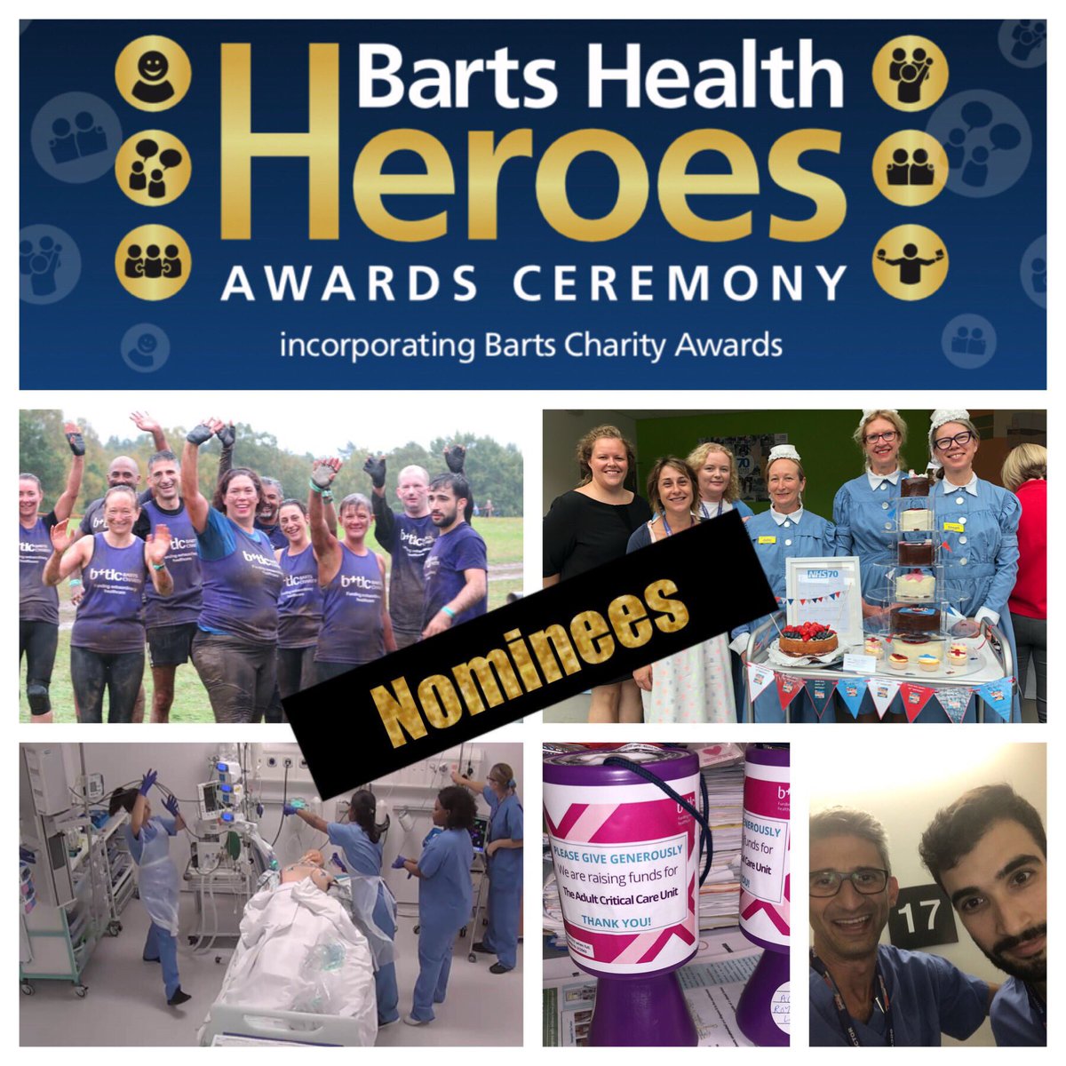 teamaccu's tweet photo. 🕺🕺Here come the #BHHeroes2019! A bit more glam and a lot less muddy tonight! Good luck @teamaccu! You already our winners 🕺🕺@Fowlerhewitt @RudkinNJ @Percinauld @PJZolfaghari @PDNs_AccuRLH @Barts_Charity https://t.co/Opz8RUBtqs