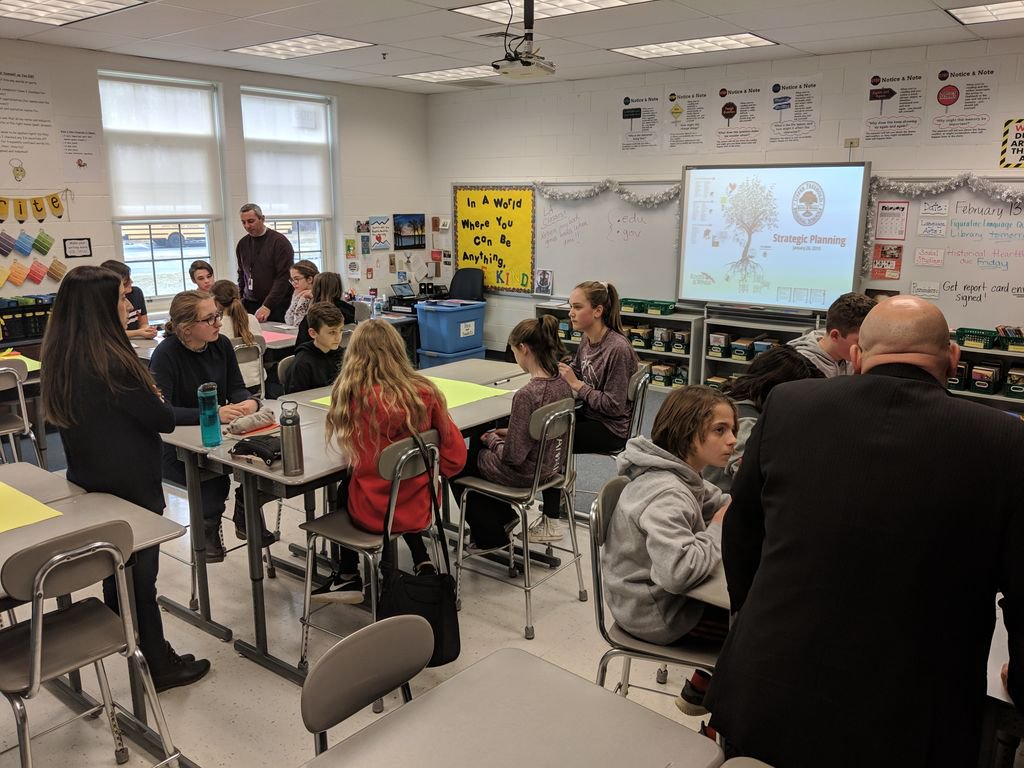 Strategic Planning with our students!  Who better than our kids to tell us what the next five years in our district should look like. Today our middle schoolers... <a href="/StoneBridgeMS/">Stefanie Folino</a> #studentvoice #UFRSDproud