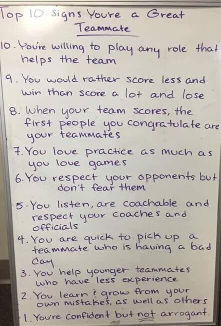 So true! A team full of these win championships. A team with only a few won’t.