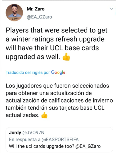 Alkebar's tweet photo. Señores, si hemos acertado en las cartas azules y tienen up, se viene la forrada. Ea acaba de confirmar q las UCL también tendrán up si han recibido mejora. Vamos a forrarnos!!!! https://t.co/vALOQy6Y0o