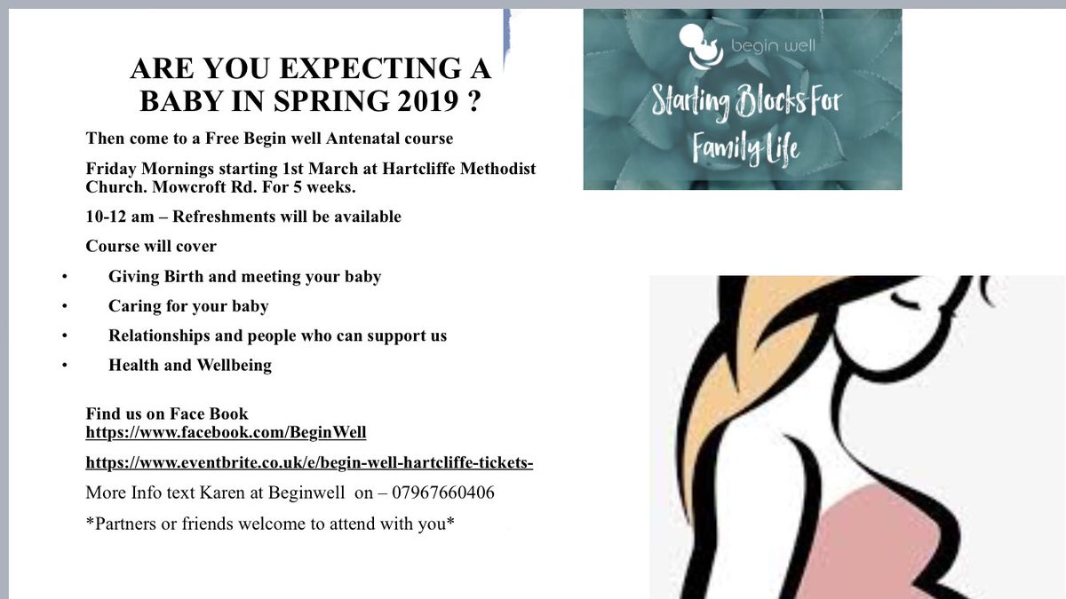If you are pregnant and expecting your baby this spring and live in South Bristol. Check out our new course in Hartcliffe. #bristol #bristolbaby #pregnancy #antenatal