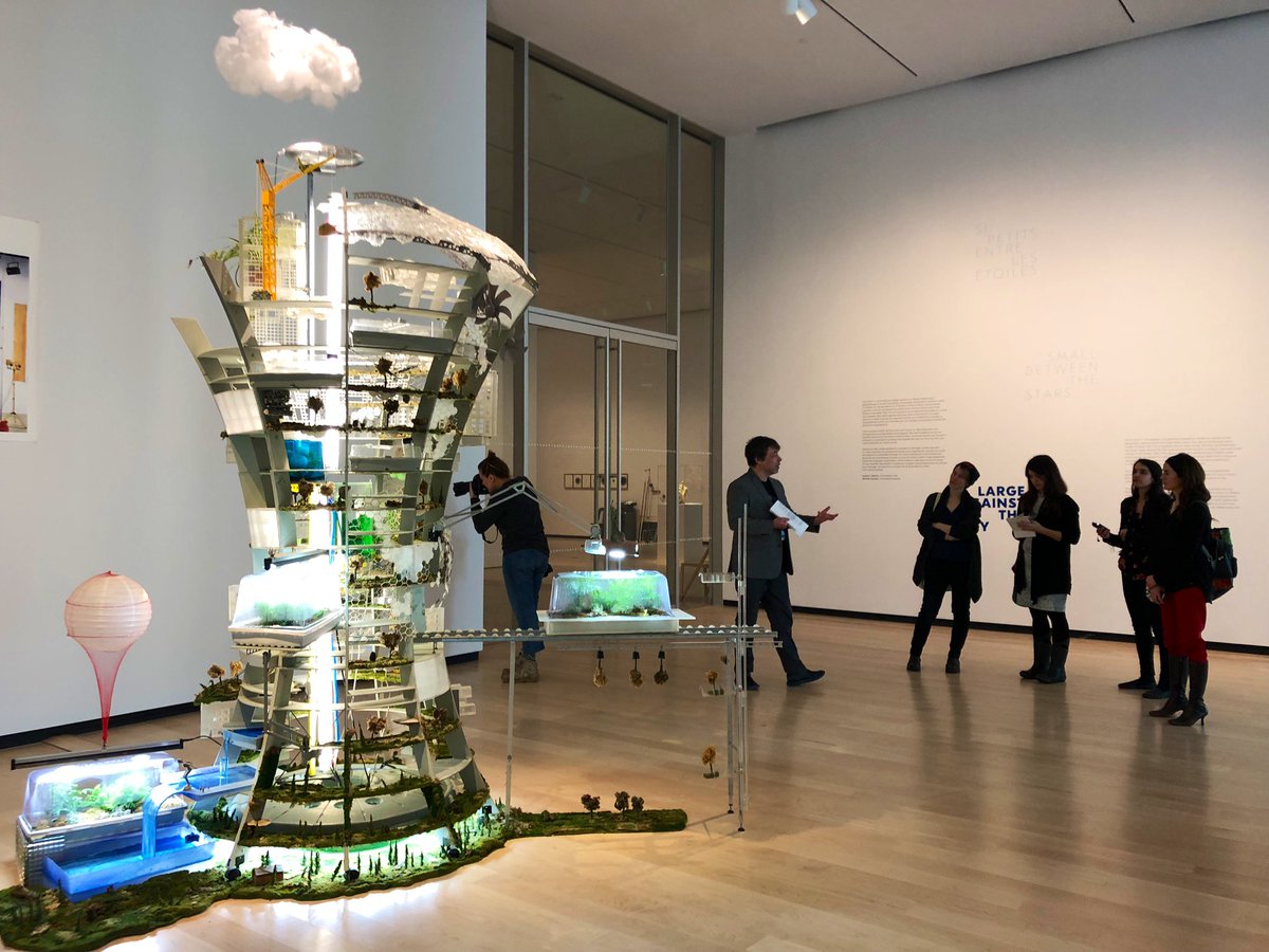 mnbaq's tweet image. C’est parti! Malgré la tempête, le MNBAQ fait visiter à quelques médias les coulisses de la biennale de Québec. L’exposition sera ouverte au public dès le 16 février. @manifdart #manifdart #mnbaq #manifdart9