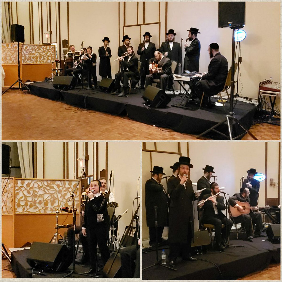Beautiful Sheva Bruches last night.
•
Child Soloist: #MoshyWeinstock
Gramen: #DuvidKlein
Keys: #YYBluming
Guitar: @Studio_Dynamic 
Bass: #AriWeiss
Flute: #CheskyPerlmuter
