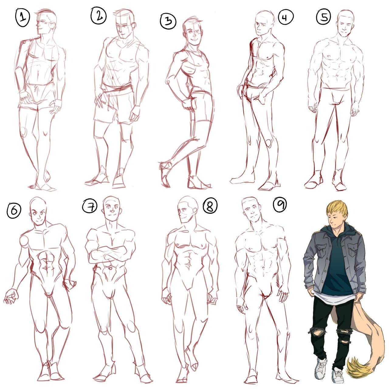 Details 62+ anime male body reference latest - in.duhocakina