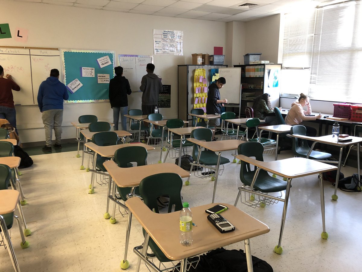 jenniferkahn17's tweet image. Thank you @_chelleanderson for your great idea. Students worked on white boards all around room completing problems. Kids did a great job!! #exponentialfunctions #mathisfun