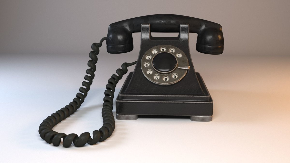 JDVA3D's tweet photo. You can buy this 3d model here:  https://t.co/6DC70ZXnyu  #3d #3dmodel #lowpoly #3dart #3dartist #game #gameasset #phone #Oldphone #OldRotaryPhone #3dobject #classic #vintage #retro #3danimation #3dgame #3dtexturing #3dmaterial #cgart #cgartist #digitalart #render #3dsmax #vray https://t.co/0yncd0uYOv