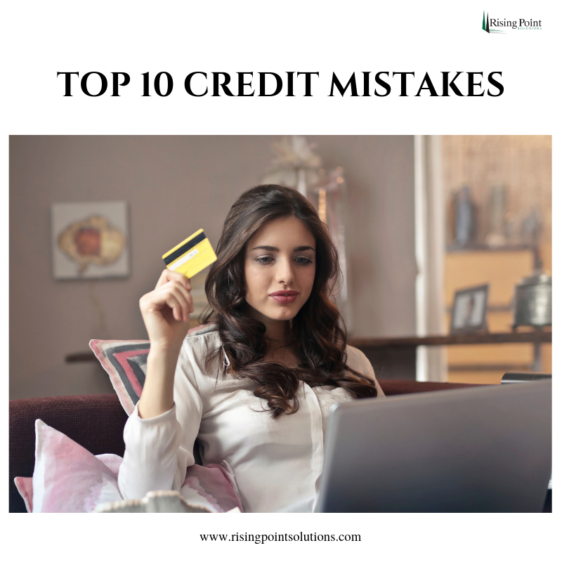 TheRisingPoint's tweet photo. Are you making any of these credit mistakes? https://t.co/iiG3kisuyr #credit #crediteducation #creditreapir #creditmistakes #fixmycredit https://t.co/Qx2EM55CEr