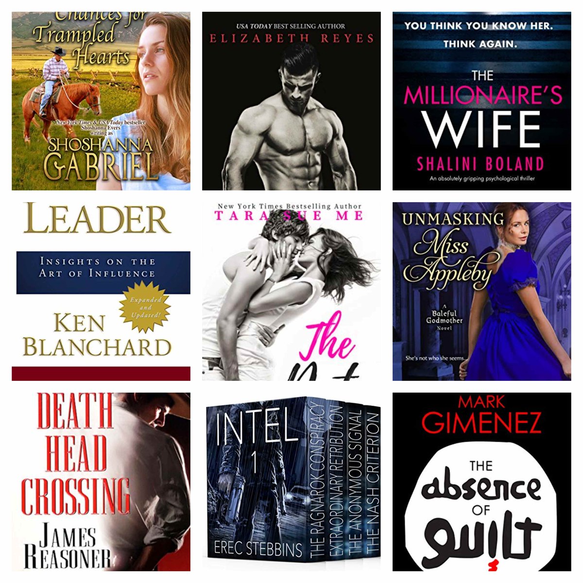 😍😍 📚Wednesday’s CAN’T-MISS #free &amp; #almostfree #book #deals just posted! Hope you find new-to-you favorite authors here!!  <a href="/kenblanchard/">Ken Blanchard</a> <a href="/tarasueme/">Tara Sue Me</a> <a href="/AuthorElizabeth/">Elizabeth Reyes</a>  <a href="/ShoshannaEvers/">Shoshanna Evers</a>  <a href="/ShaliniBoland/">Shalini Boland</a> ereaderperks.com/latest-ebook-d… Enjoy!! ❤️❤️