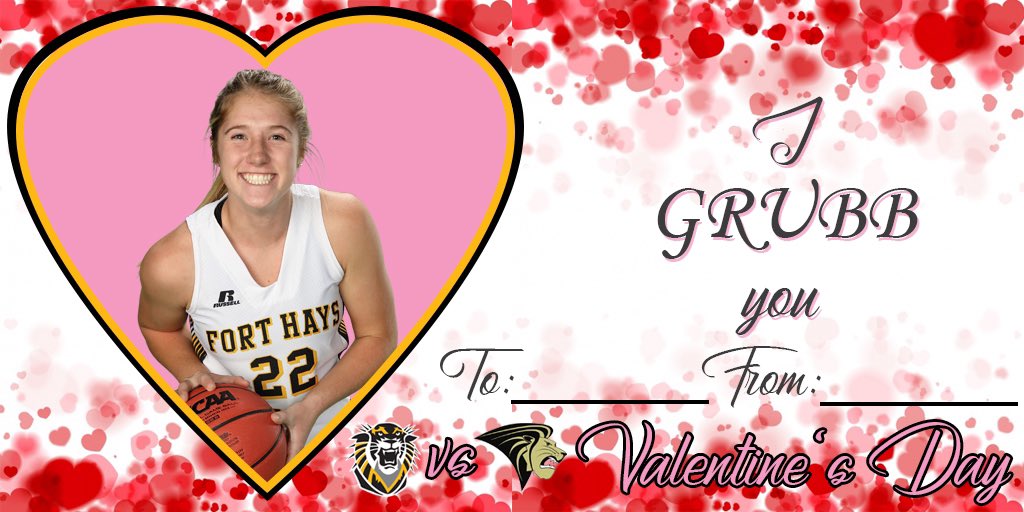 fhsuathletics's tweet photo. Instructions:
1. Save your favorite #ValenTiger Card
2. Edit photo - fill out “To” and “From”
3. Invite your Valentine to tomorrow’s Tiger basketball games!
#DefendTheFort https://t.co/7xLK77as2c