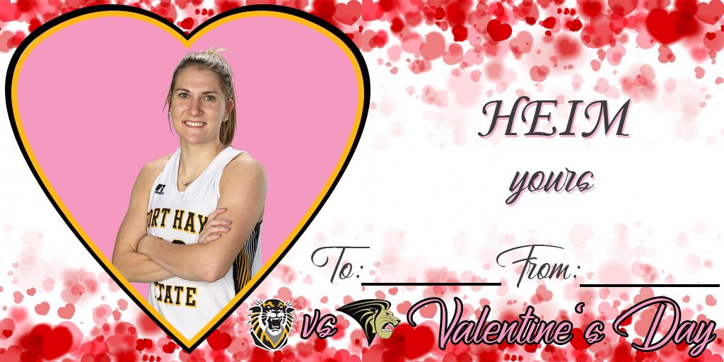 fhsuathletics's tweet photo. Instructions:
1. Save your favorite #ValenTiger Card
2. Edit photo - fill out “To” and “From”
3. Invite your Valentine to tomorrow’s Tiger basketball games!
#DefendTheFort https://t.co/7xLK77as2c
