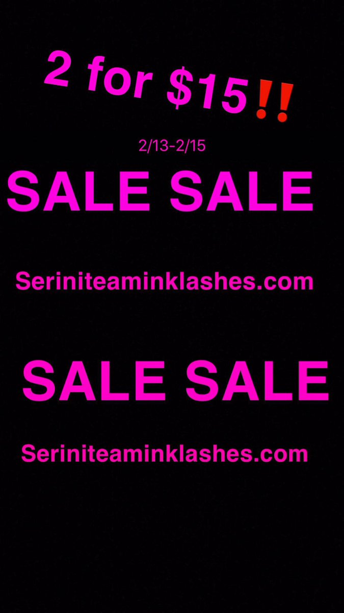 Seriniteaminklashes tweet media