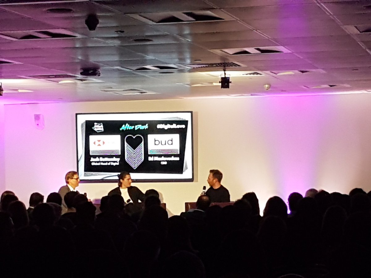 A really interesting insight from Josh Bottomley <a href="/HSBC_UK/">HSBC UK</a> and <a href="/hyper_ed/">Ed Mass</a> from <a href="/this_is_bud/">Bud</a> that the passion and direction from their Fintech partners, is so important when it comes to working with an Institution of their size.#DigitalLove <a href="/11FS/">11:FS</a>