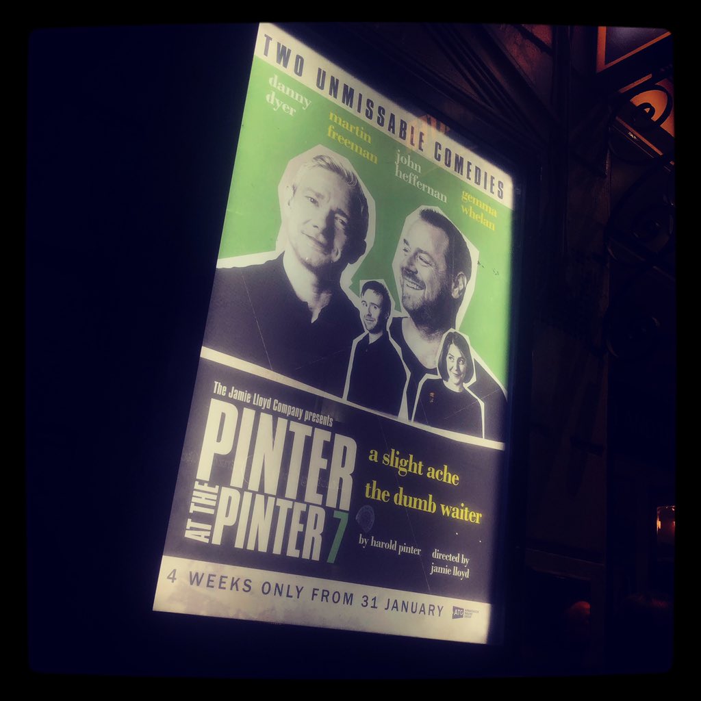 johnmcannon's tweet photo. needs a match to light the kettle #TheDumbWaiter #aslightache #PinterSeven @HPinterTheatre @JamieLloydCo #pinteratthepinter @MrDDyer @WhelanGemma https://t.co/n8noQSgWUn
