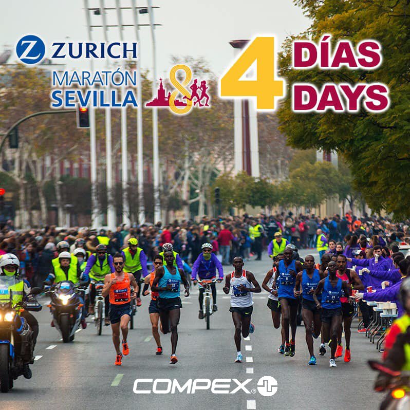 Compex_ES's tweet photo. #Compex ofrecerá un año más el servicio de recuperación y descuentos especiales en el @MaratonSevilla  2019

Puedes leer la info aquí 👉 https://t.co/GOj1nER5f3

#CompexRecovery #MaratonSevilla #Sevilla https://t.co/rl3buX01po