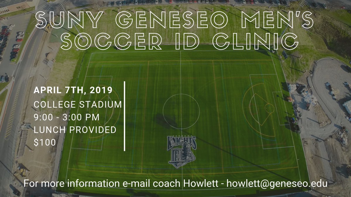 We will be hosting an ID clinic on Sunday, April 7th! For more information check out the link in our bio #geneseosoccer #idclinics