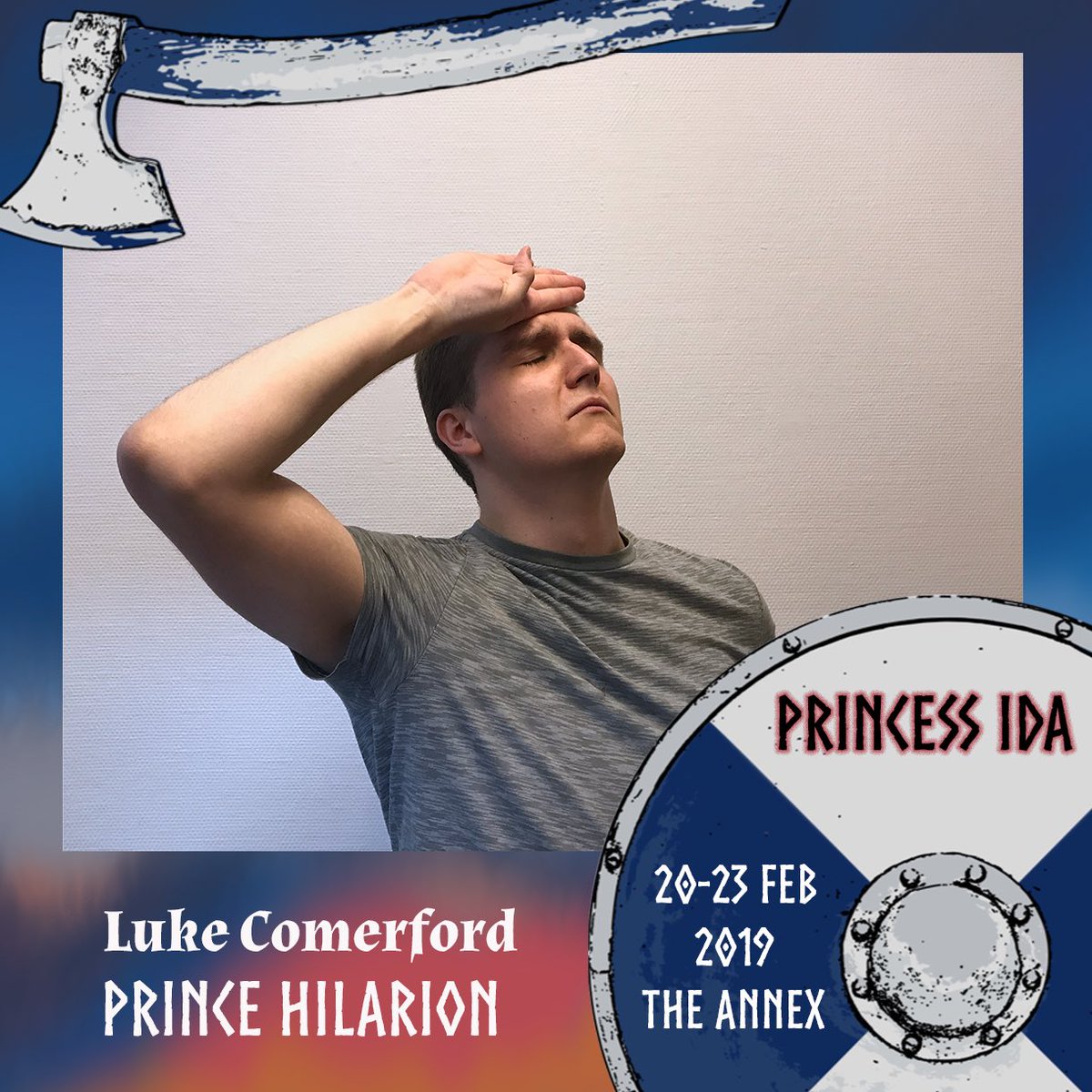 With 7 Days (a week, can you believe it) until our first show, we introduce our fabulously enchanting Prince: Hilarion!

Come see LOpSoc’s ‘Princess Ida’, 20th-23rd February, The Annex Theatre. Ticket reservation link in bio!

#LOpSoc #PrincessIda #GilbertandSullivan