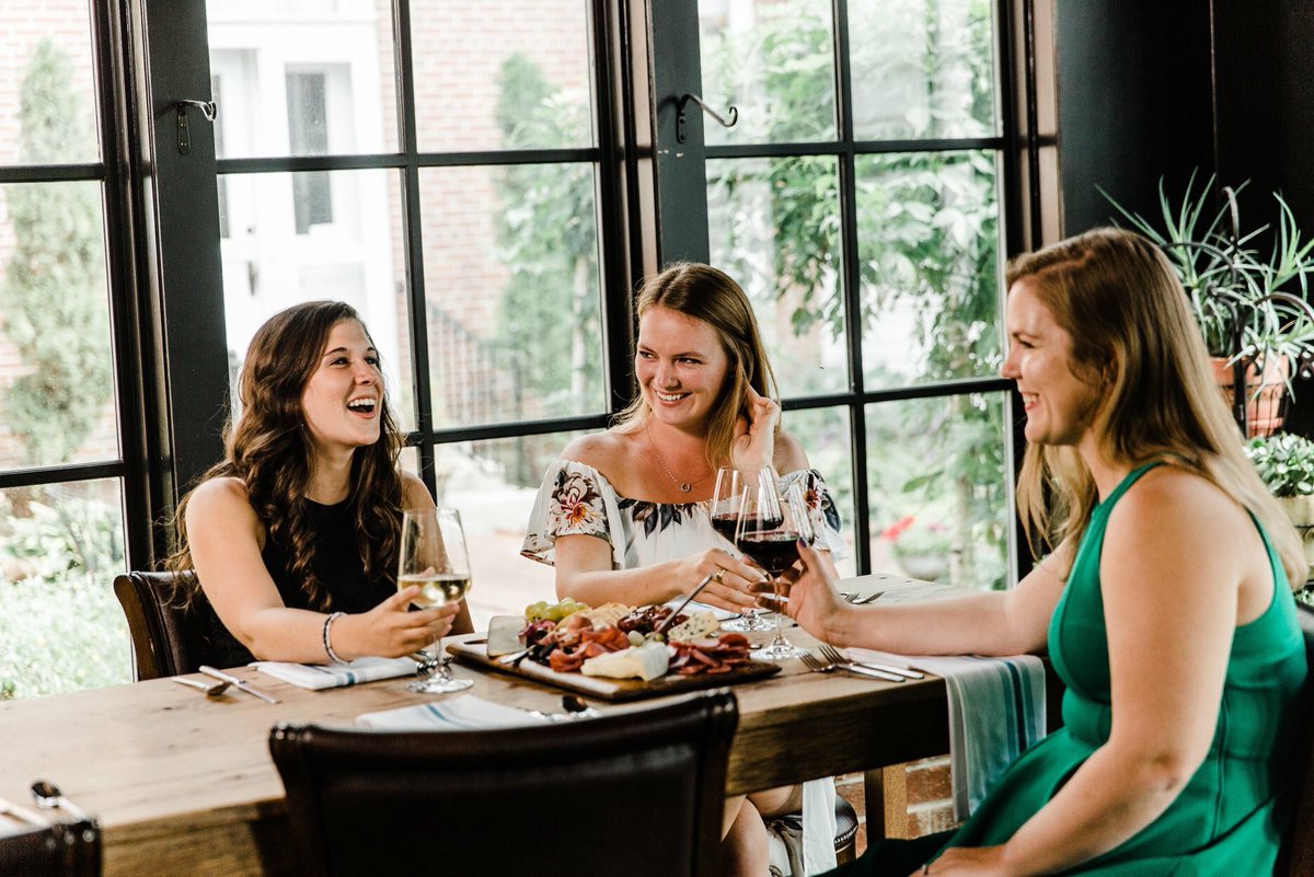 When Galentine's Day falls on Wine Down Wednesday, a celebration is in order!🍷 The fun starts at 4 with half-priced bottles of wine, wine by the glass + beer and $9 signature cocktails for the ladies all night!💗🤩