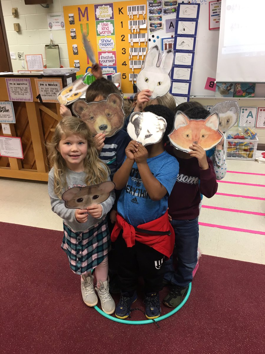 Kindergartens act out The Mitten with a song! <a href="/CHESPTAONLINE/">CHES PTA</a> <a href="/CloverHillES/">Clover Hill ES</a> <a href="/ccpsPerform/">ccpsPerform</a>