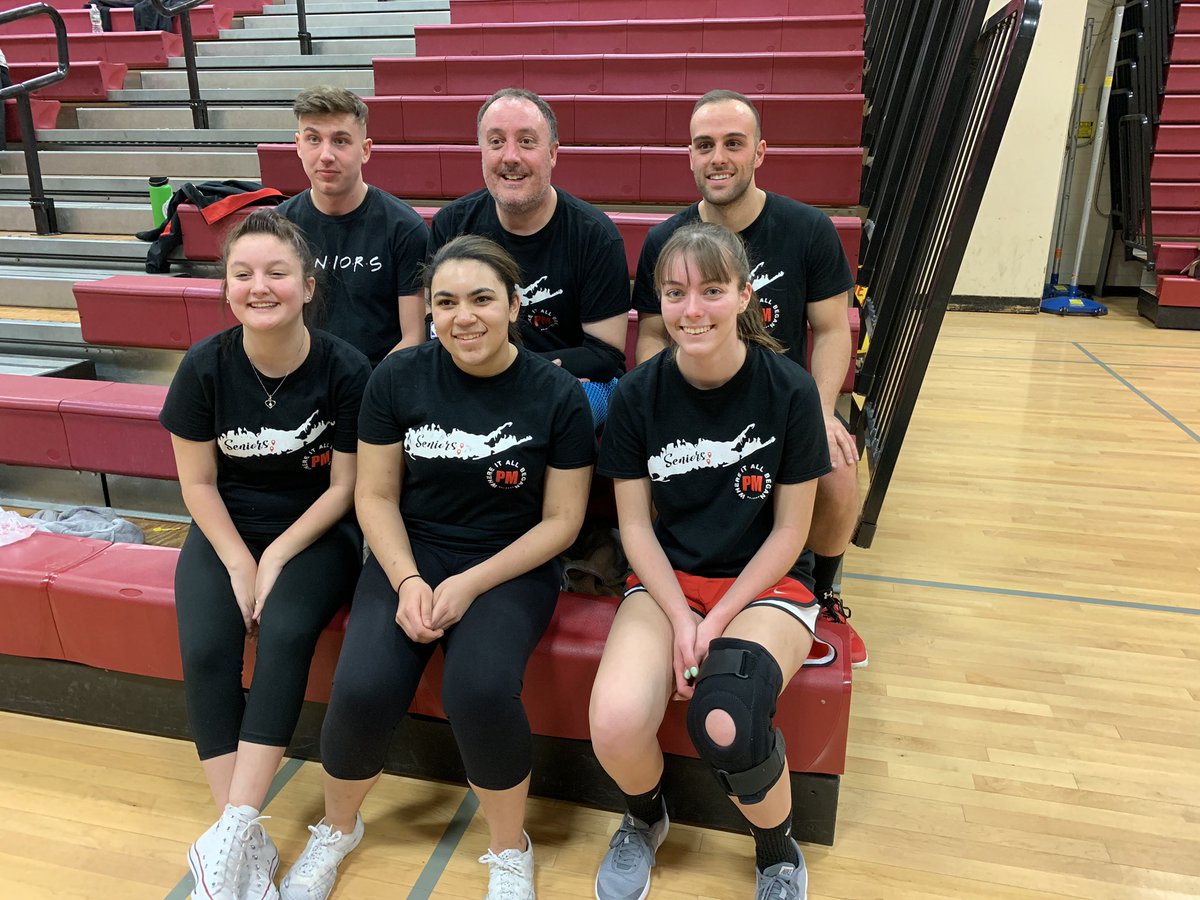 Great night for the “SeniorCitzens” at the NHS Volleyball Tournament