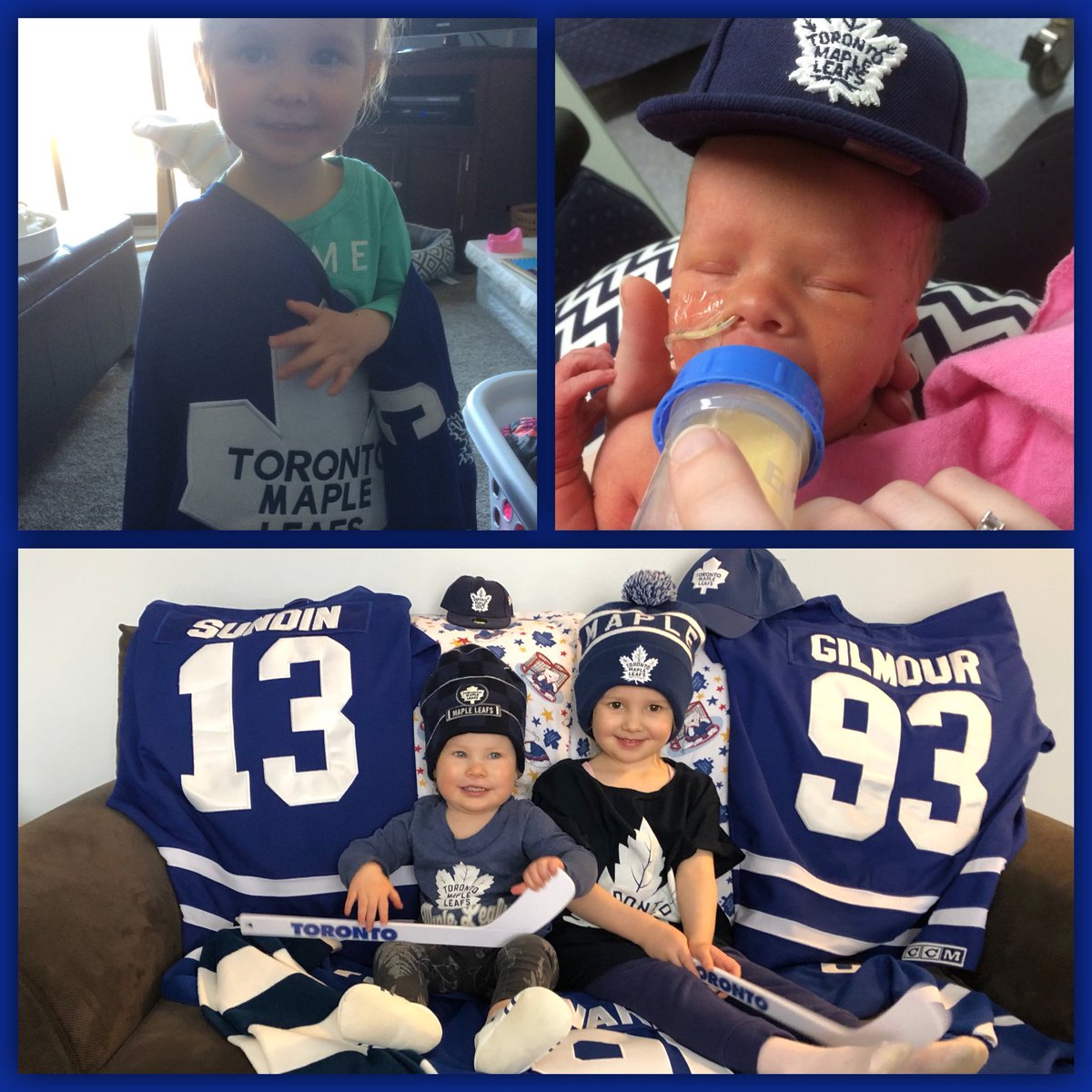 vicwentz's tweet photo. Leafs pride is strong in these girls. #fansgofurther #leafsforever #tmktalk #leafsbaby #goleafsgo @TheFordFANatic @cmwentz https://t.co/GopvrCZrvw