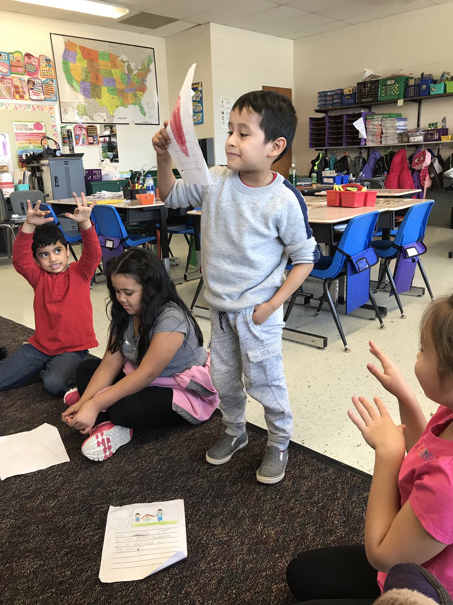 Seeing my kids encourage each other to be brave and strong when sharing their work makes my heart happy! #HornetsDeserveIt19 <a href="/SullyES_LCPS/">Sully ES</a> <a href="/SullyHornets/">HornetsDeserveIt</a>