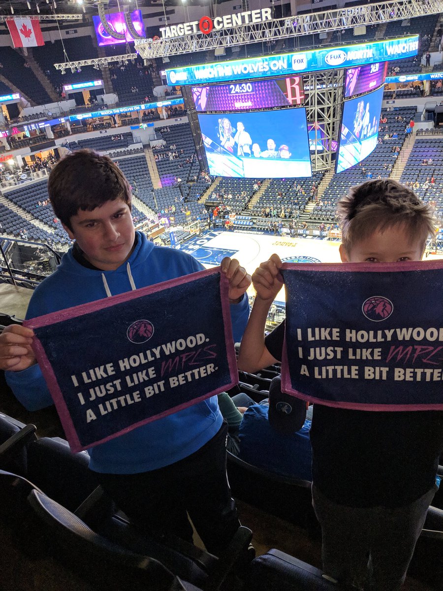 ImJustKath's tweet photo. All Prince all night baby!  Prince night at the Timberwolves.  #packpic https://t.co/IvghkVG0nz