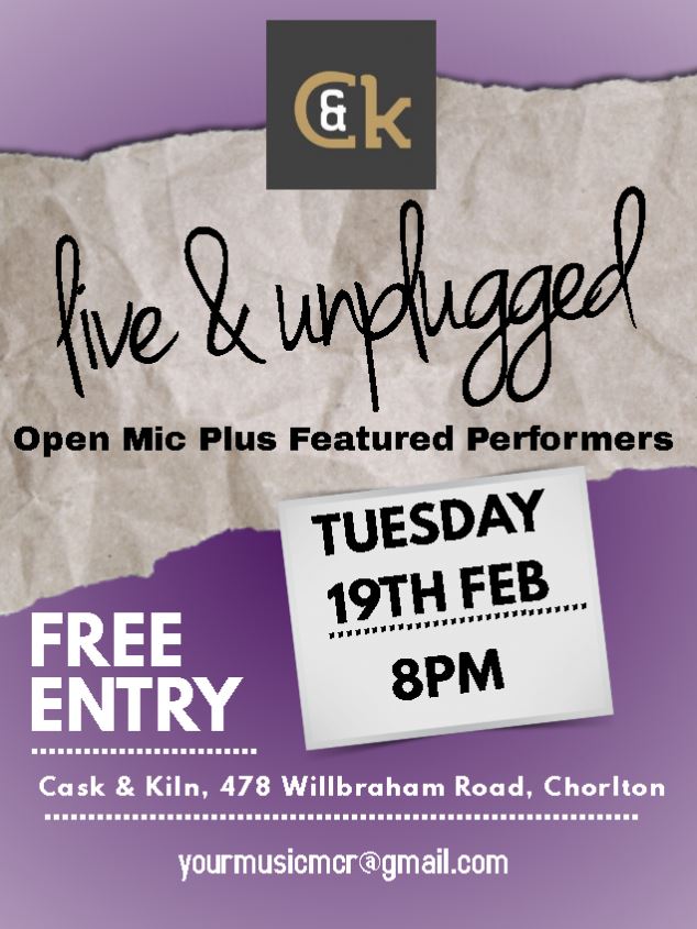 YOURMUSICMANC's tweet photo. GET IT IN YA DAIRY! #openmic #liveunpluggedmcr #chorltonmusic @caskandkilnmcr https://t.co/ErIyvDczIE