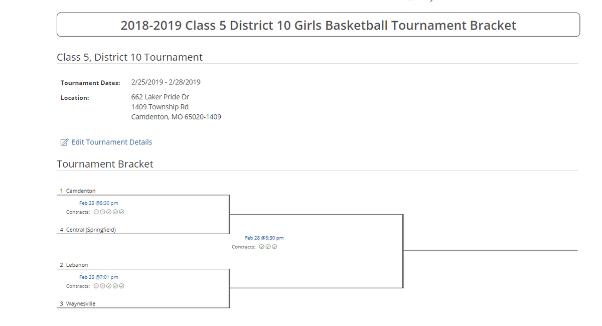 lkrathletics's tweet photo. Class 5 District 10 district brackets are available.
@BoysCamdenton and @ladylaker_bball are #1 seeds! https://t.co/Jg2jT8gqun