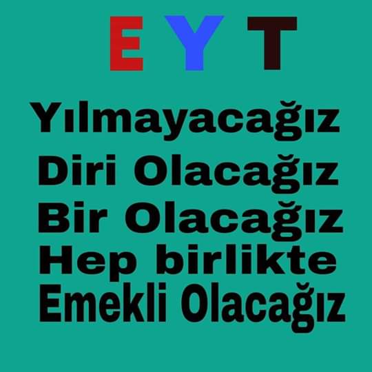 #eyt türemiş ler