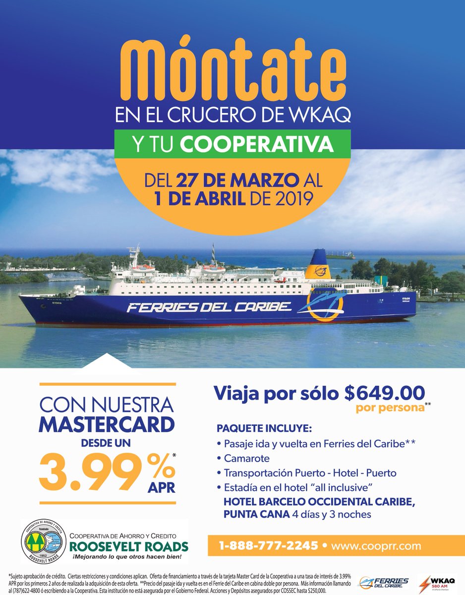 coop_rr's tweet photo. Montate en el Crucero de WKAQ y Roosevelt Roads.
Solicita mas información aquí https://t.co/PhA0WVahkR https://t.co/R4CapmlQTY