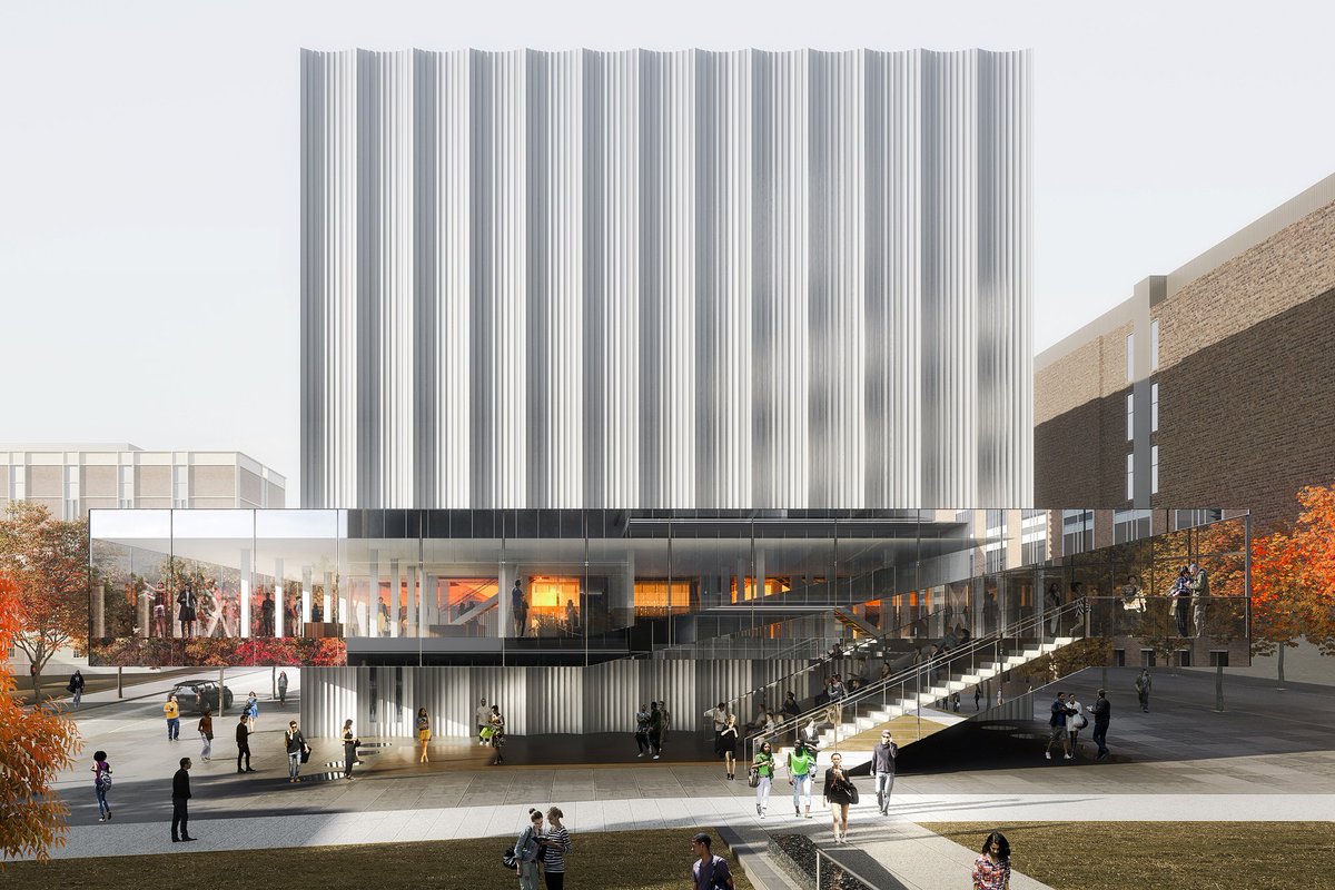 .@BrownUniversity Performing Arts Center by @rexarchitecture. bit.ly/2Sxz8M5 https://t.co/rbPYoPKspc