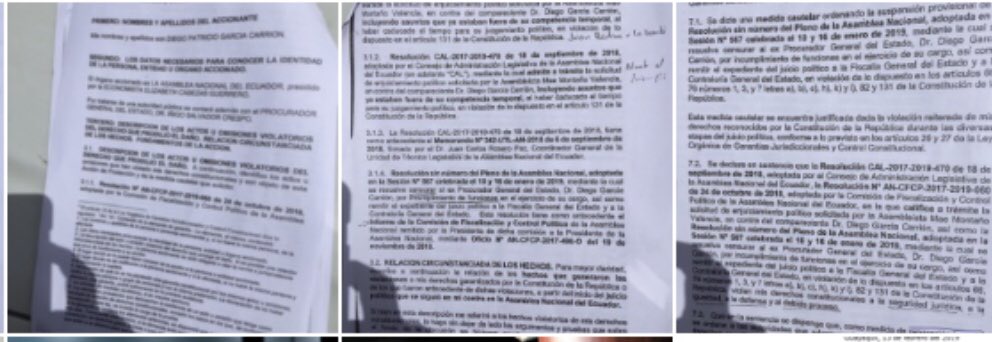 enindefension's tweet image. URGENTE: Diego García Carrión, ex Procurador #presentó una Acción de Protección contra la Asamblea Nacional presidido por Elizabeth Cabezas, por la censura por incumplimiento de funciones en el #ejercicio de su cargo, así cómo remitir el expediente a la Fiscalía General.