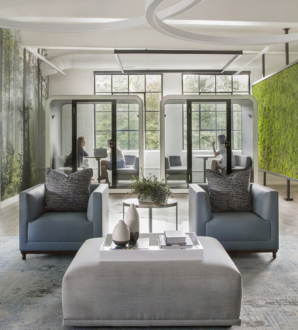 workwellwin's tweet photo. Open office plans can be great, especially when you also offer a place for people to go for privacy needed.

WORK WELL WIN provides a new kind of privacy with our Quads and Pods.

Private phone calls? No problem.

See for yourself! Book a tour here: https://t.co/jvDeyCoQd6 https://t.co/FeiKw3vr4r