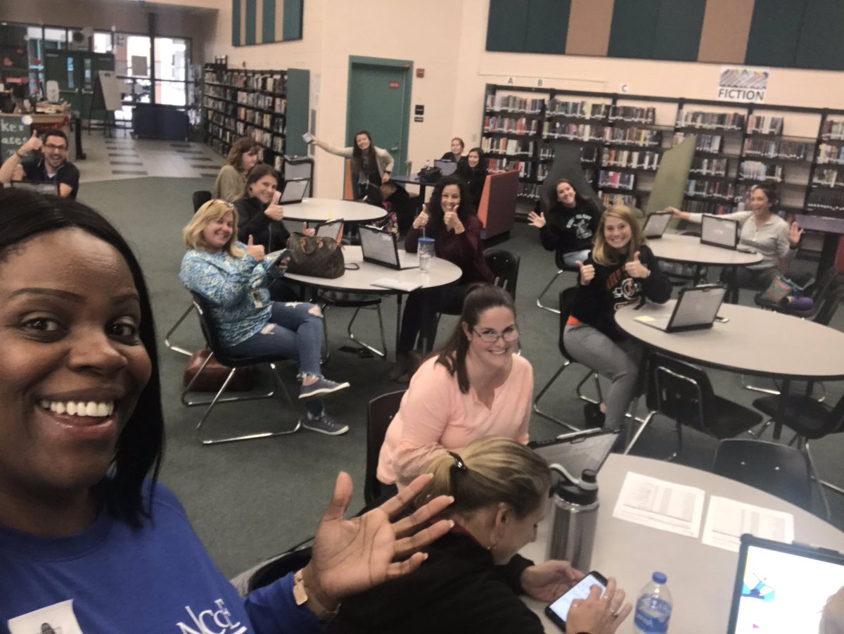 RNWFundamentals's tweet photo. What a great way to end Day 1 of Collier County IDI trainings. These Certified MIE’s are full and ready to take it back to their classrooms. We are Sharing the ❤️before Valentines Day #IamNCCE #nccechat @MicrosoftEDU @NCCE_EdTech https://t.co/CGoWpMoe3L