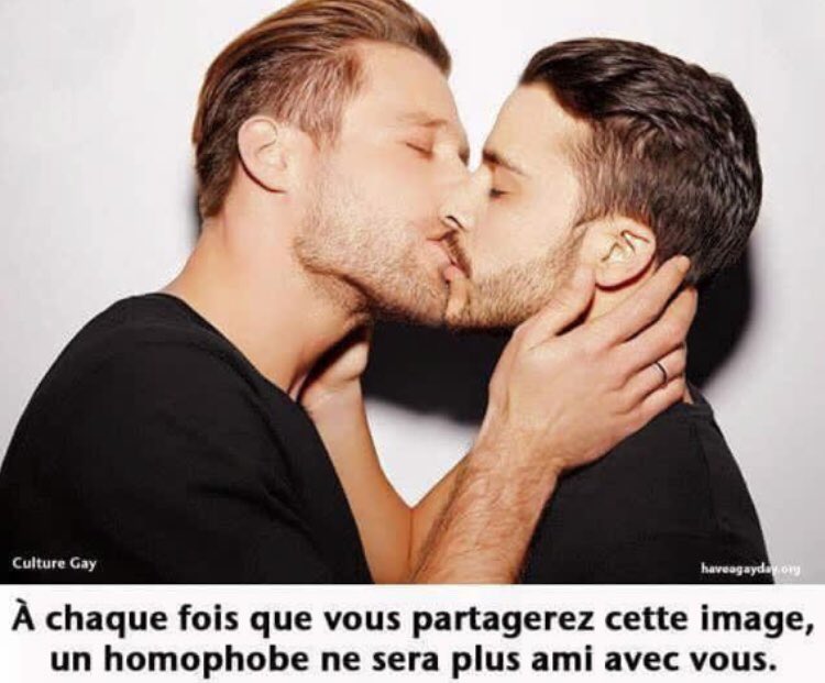 Monavistv's tweet photo. A Chaque fois que vous partagerez cette photo, un homophobe ne sera plus amis avec vous. #StopHomophobie #TPMP https://t.co/8KiWHMQiX9