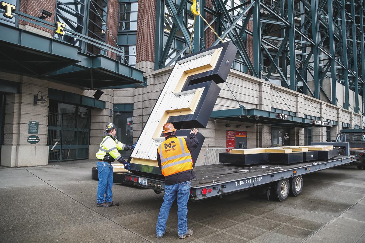 TMobilePark's tweet photo. Some changes are going down at the ballpark. 👀 https://t.co/pdkDcnDx2K