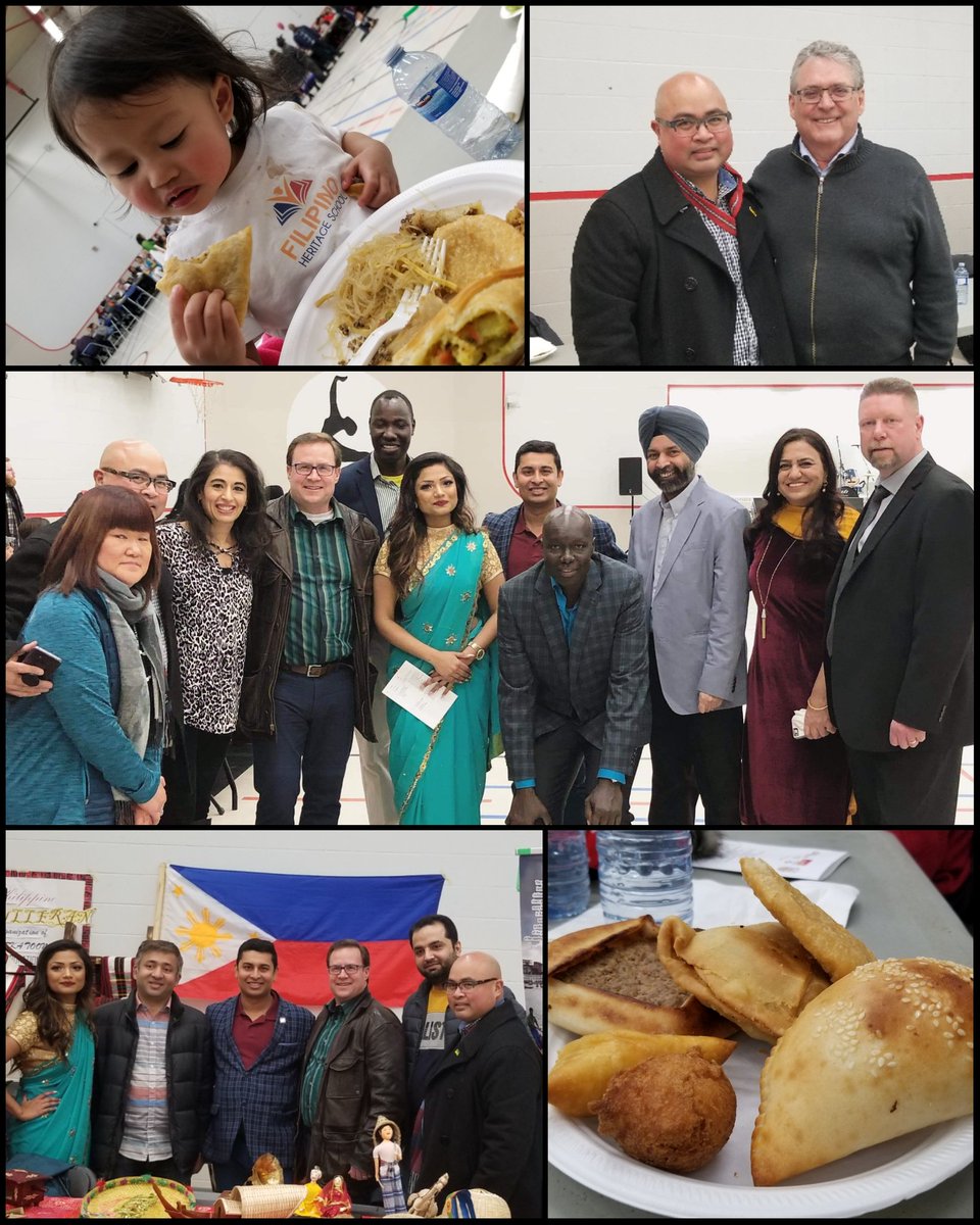 Food, dance & laughter w/friends from Equatorian South Sudanese, Bangladesh, Muskeg Lake Cree Nation, Filipino & Syrian community #MeetYourNeighbour