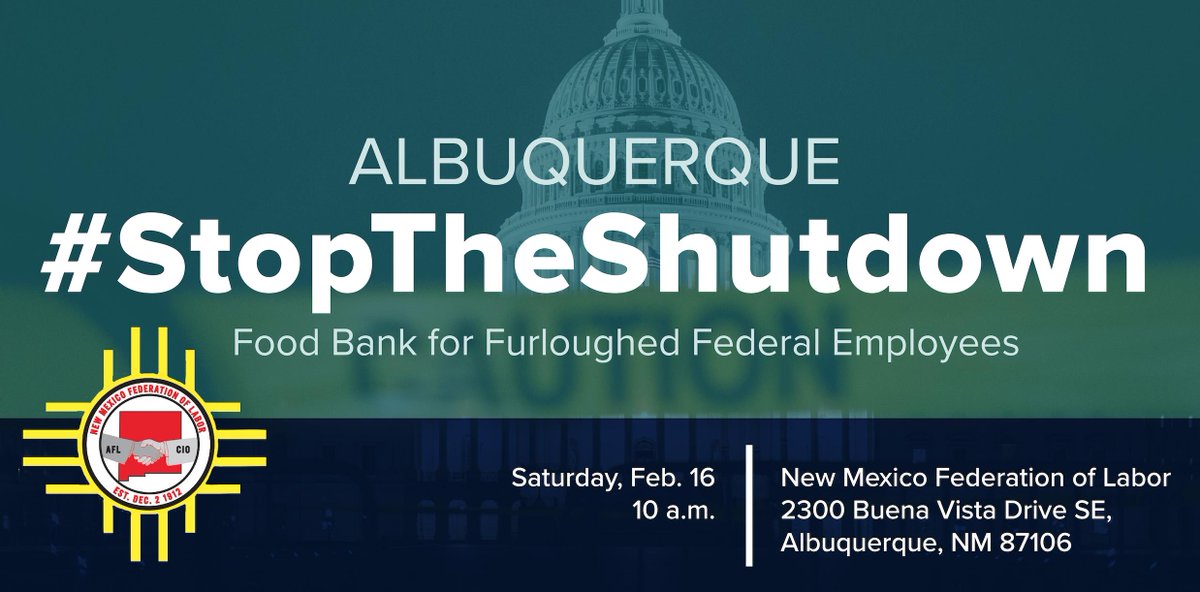 Tomorrow morning come out for to help! Or if you need help because of the #Shutdown! #NoMoreShutDowns #1u #Solidarity