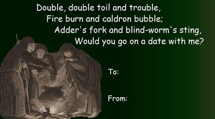 LuzzmOnster's tweet photo. Hola soy Luz y me gusta hacer tarjetas feas de san Valentín. Se las dejo para que escojan y le manden a su crush, me cuentan cómo les fue. 

Hamlet/Macbeth/Ricardo III https://t.co/gXgKhJtXkp