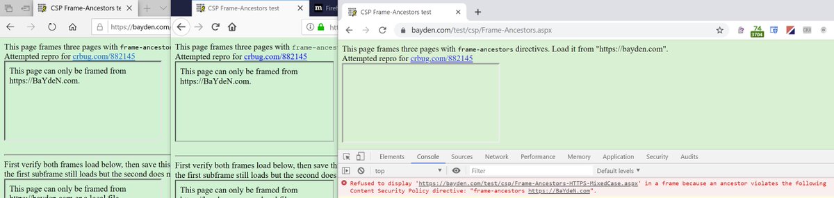 ericlaw's tweet image. #oops #ContentSecurityPolicy