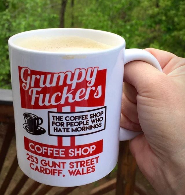 Our fucking awesome mugs are available from our fucking awesome website buff.ly/2Rj3qfW #coffeetime #coffeeaddict #coffeelover