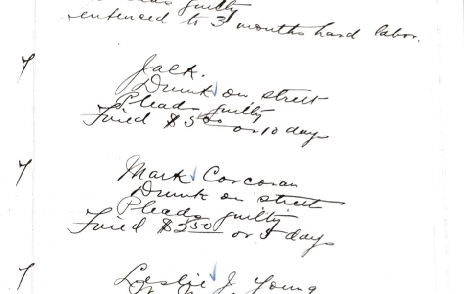 It's easy to spot Indigenous ppl in these arrest records, even when they're not listed as such:1) No surname given 2) They're almost exclusively arrested for public drunkenness 3) They're also given more severe sentences than non-Indigenous offenders, as seen here