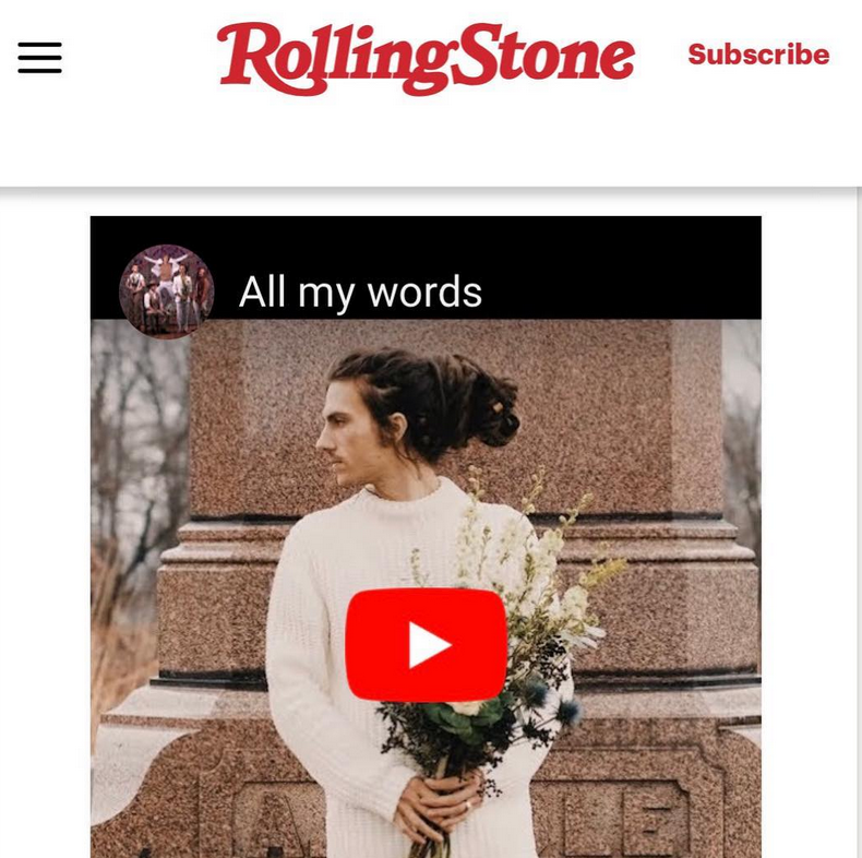 WayDownWanderer's tweet photo. Huge thank you to @RollingStone for premiering our video for "All My Words" today and naming us one of "10  New Country and Americana Artists You Need to Know: Winter 2019." Go check it out! LINK: https://t.co/Qo5WBod712 https://t.co/zkyV6AFG3g