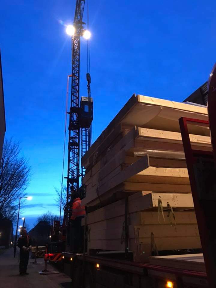 ProPrefab's tweet image. Prefab Houtskelet dakopbouw