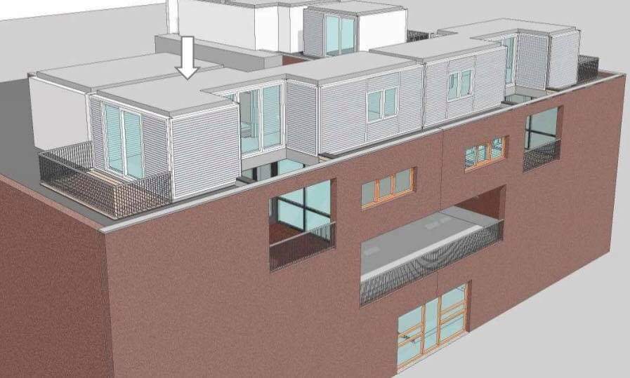 ProPrefab's tweet image. Prefab Houtskelet dakopbouw