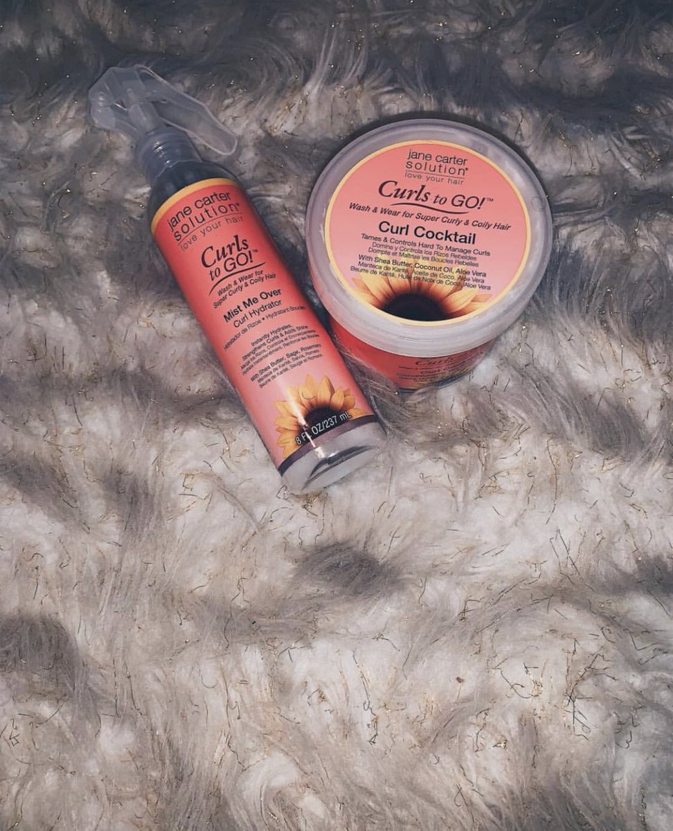nandsbeauty's tweet photo. A match made in hair heaven ☁️👼🏽☁️ Style with #CurlsToGO! Curl Cocktail Conditioning Styling Cream and refresh your style with Mist Me Over Curl Refresher 💖 Perfect styles for #ValentinesDay abound! 📸 @thebrowngirlwithcurls | #naturalhair #janecartersolution #curlyhair https://t.co/kNquweQ2P8