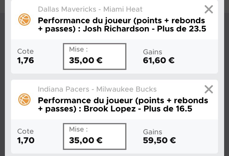 BacktooBack's tweet photo. 📣Voici les pronos🏀📣!
Mise 1,75%!

G.L🍀🍀

#NBA #TeamParieur https://t.co/QKxJcPProq