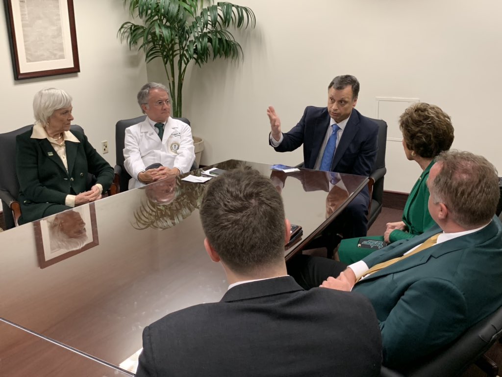 USFHealth's tweet image. “Innovation is an important part of higher education,” @TomLeeFL told leaders from the #USFSystem . #usfdatc #makinglifebetter